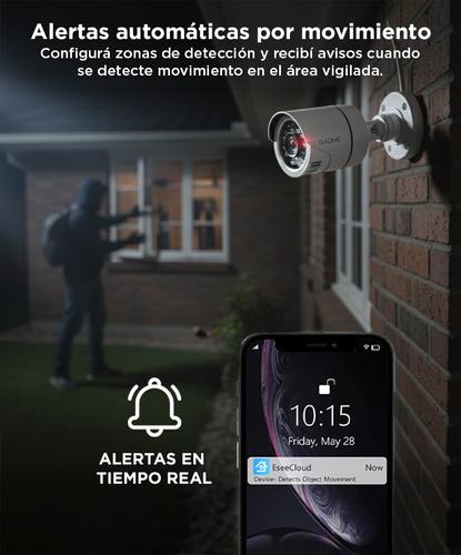 Cámaras de Seguridad PK1100  DVR Gadnic x4 Interior  Exterior IP CCTV Visión Nocturna - 4