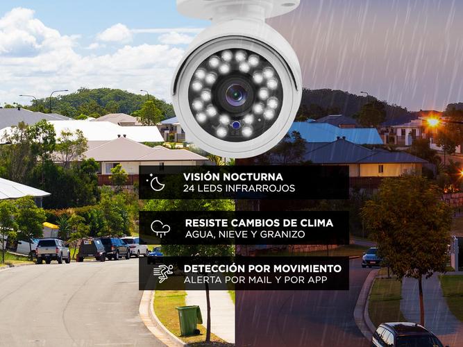 Cámaras de Seguridad  DVR Gadnic x4 Interior  Exterior IP CCTV Visión Nocturna 1Tb - 2
