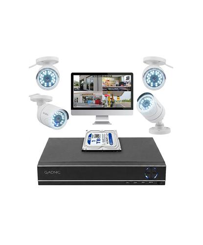 Cámaras de Seguridad  DVR Gadnic x4 Interior  Exterior IP CCTV Visión Nocturna 1Tb - 6