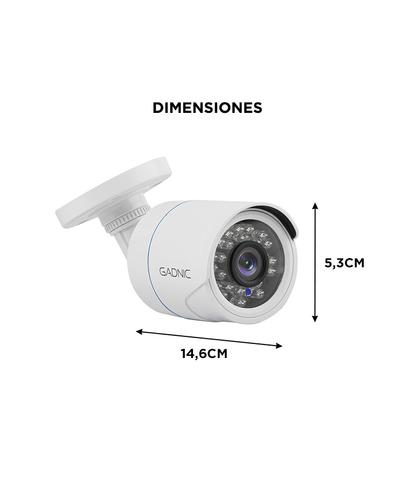 Cámaras de Seguridad x4  DVR 8CH Gadnic SX14 Interior  Exterior IP CCTV Visión Nocturna 1Tb - 5