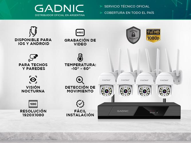 Kit Videovigilancia Gadnic Cámara y DVR - 1