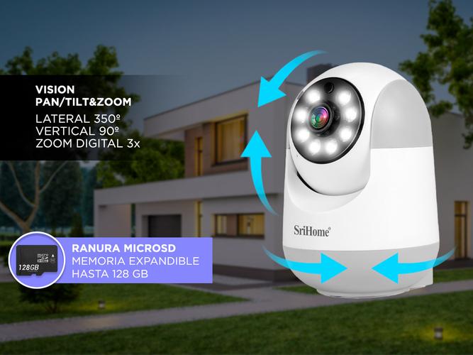 Cámara de Seguridad IP SriHome 2MP - 3