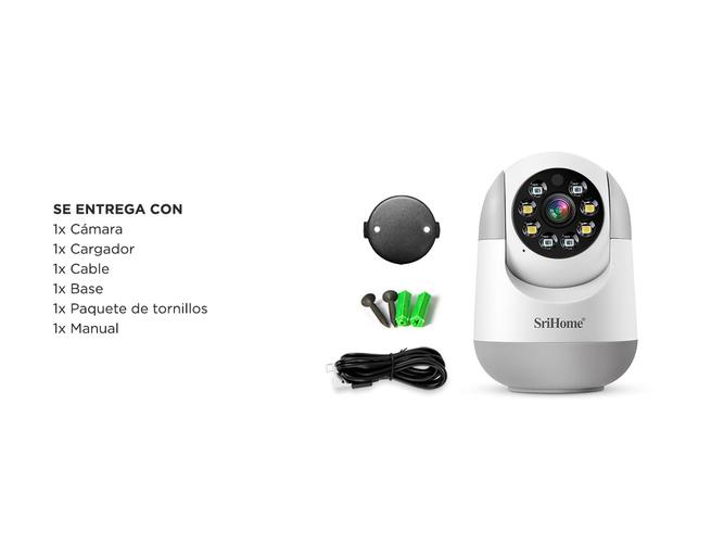 Cámara de Seguridad IP SriHome 2MP - 5
