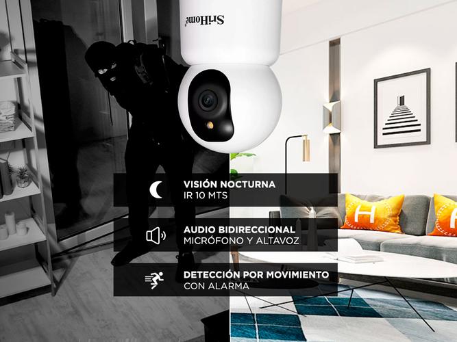 Kit de 4 Cámara de Seguridad IP SriHome 5MP Wifi 5g 2.4g - 2
