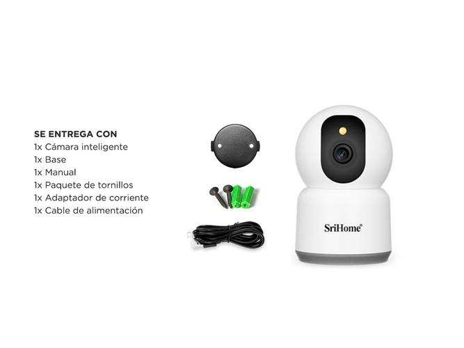 Cámara de Seguridad IP SriHome 5MP Wifi 2.4ghz 5ghz  - 5