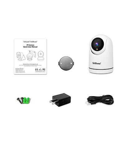 Cámara De Seguridad Srihome 1080p Audio Bidireccional Conexión  WIFI - 6