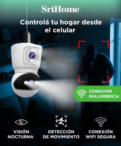 Cámara de Seguridad SriHome Bombilla WiFi 360 Full HD - 1