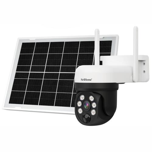 Cámara de Seguridad SriHome 2k 4mp Con Panel Solar - 0