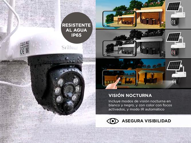 Cámara de Seguridad SriHome 2k 4mp Con Panel Solar - 2