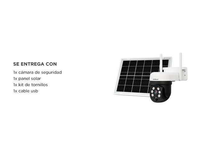 Cámara de Seguridad SriHome 2k 4mp Con Panel Solar - 5