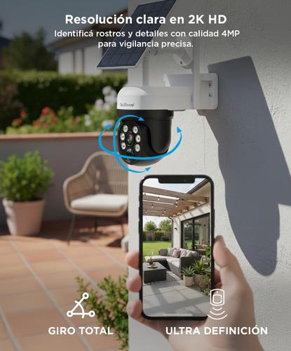 Cámara de Seguridad SriHome 2k 4mp Con Panel Solar - 2