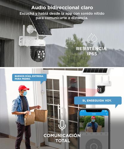 Cámara de Seguridad SriHome 2k 4mp Con Panel Solar - 4