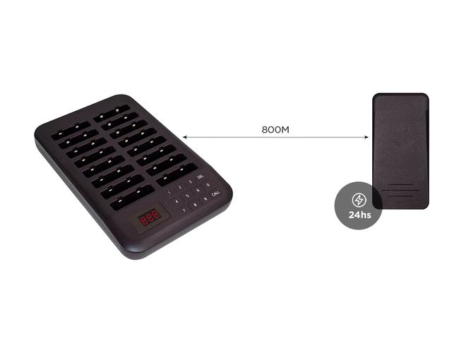 Llamador de Servicio Pager Gadnic Para Restaurante Gastronomía x16 - 5
