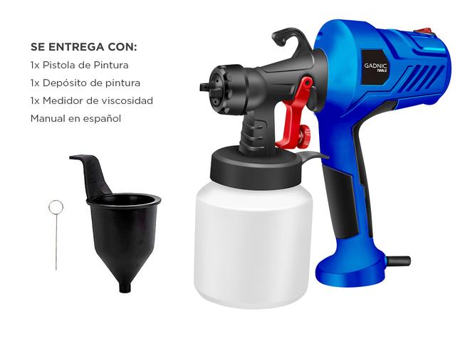 Pistola de Pintura Gadnic PG1000 400w Regulable - 5