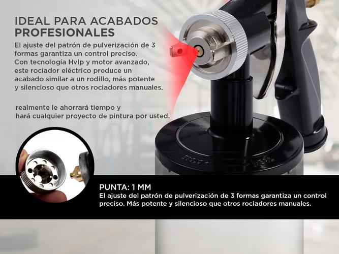 Pistola de Pintura Gadnic PG2000 650w Compresor Usado - 2