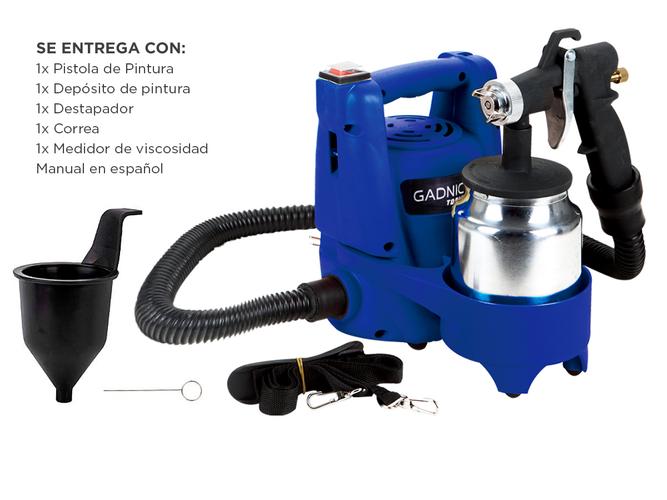 Pistola de Pintura Gadnic PG2000 650w Compresor - 5