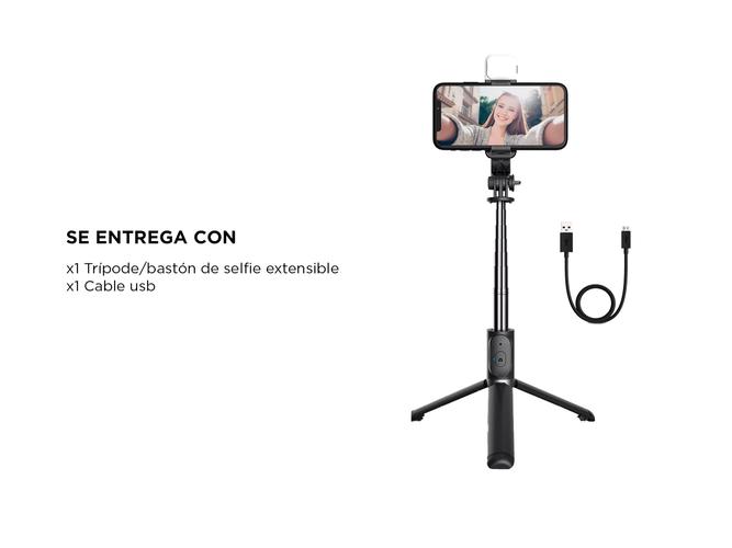Tripode Gadnic Bastón de Selfie Con Bluetooth y Flash - 4