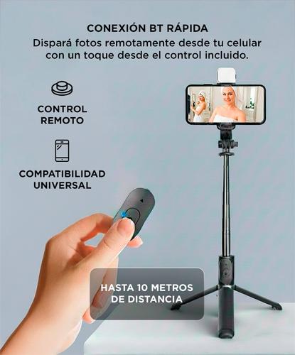 Tripode Gadnic Bastón de Selfie Con Bluetooth y Flash - 4