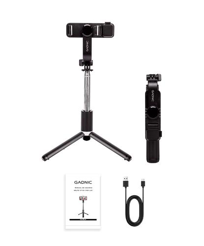Tripode Gadnic Bastón de Selfie Con Bluetooth y Flash - 6