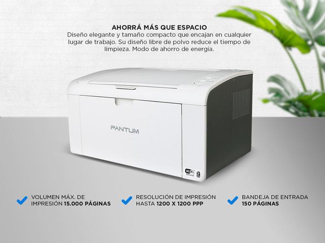 Impresora Pantum 2509W WIFI Laser Monocromatica - 2