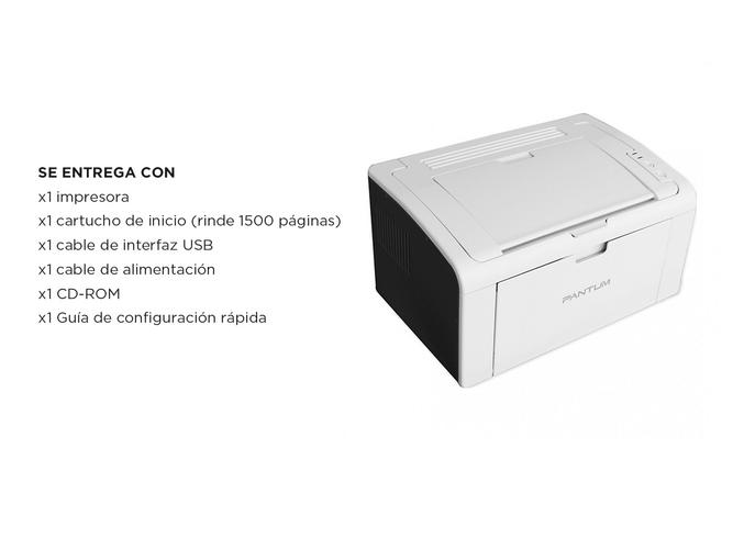 Impresora Pantum 2509W WIFI Laser Monocromatica - 6