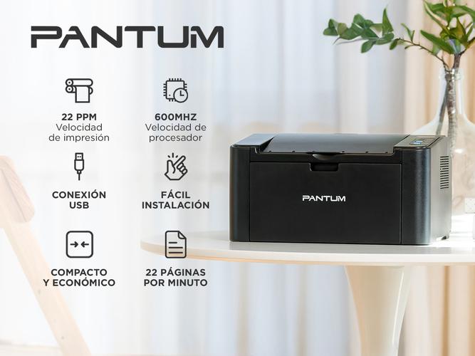 Impresora Laser Pantum P2500 Monocromática - 1