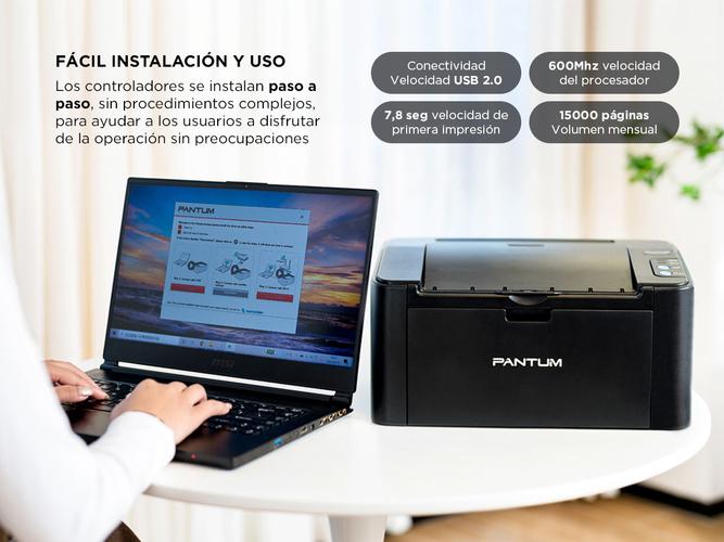 Impresora Laser Pantum P2500 Monocromática - 2