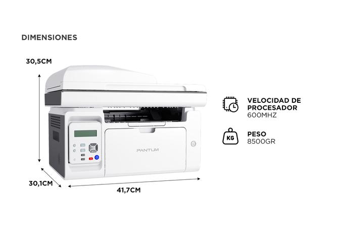 Impresora Laser Multifunción Pantum M6559NW - 4