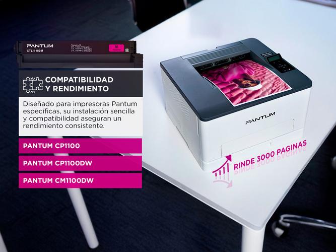 Toner Pantum Original Ctl-1100xm Magenta - 3