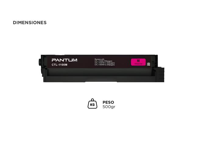 Toner Pantum Original Ctl-1100xm Magenta - 4