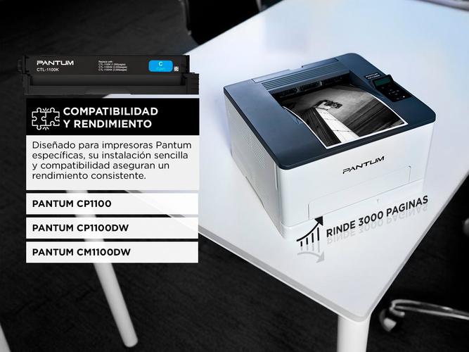 Toner Pantum Original CTL-1100XK Cian  - 3