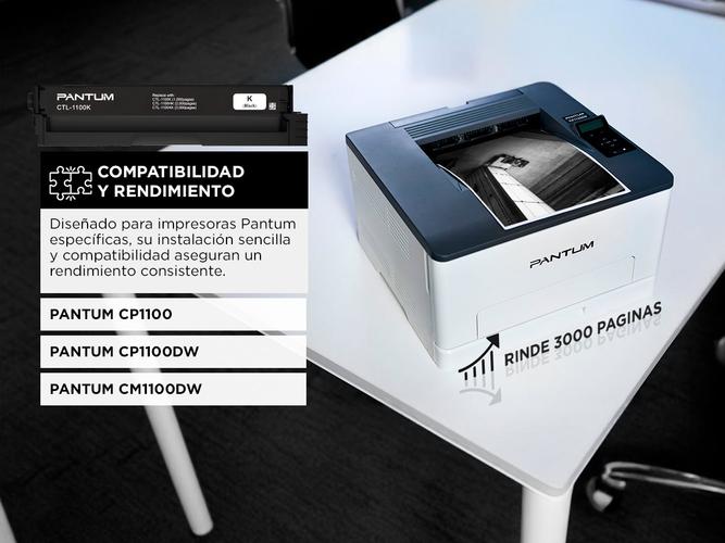 Toner Pantum Original CTL-1100XK Usado - 3