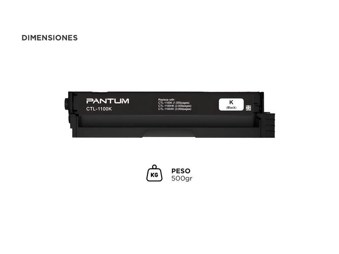 Toner Pantum Original CTL-1100XK Usado - 4