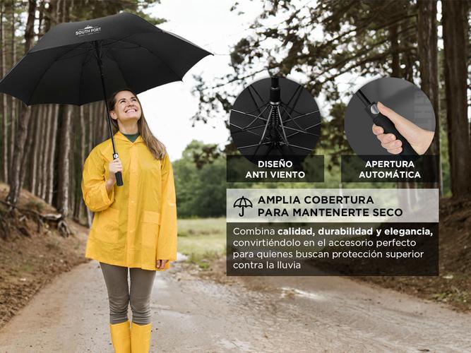 Paraguas Largo South Port Reforzado Anti Viento - 2