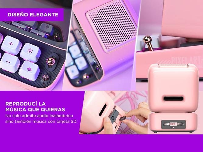 Parlante Bluetooth Divoom Ditoo Pc Retro Pixel Art - 4