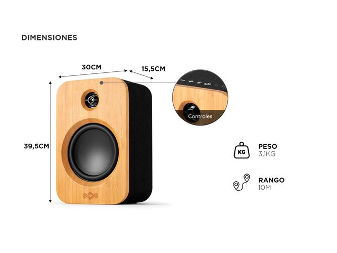 Parlante Bluetooth House Of Marley Get Together Duo - 4