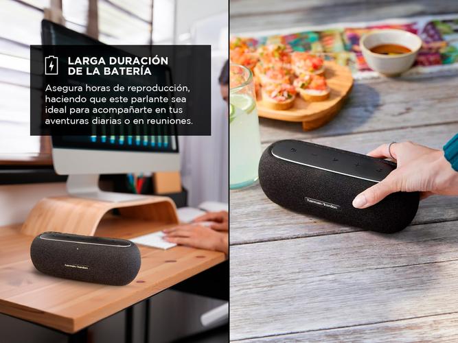 Parlante Portátil Harman Kardon Luna Color Negro - 3