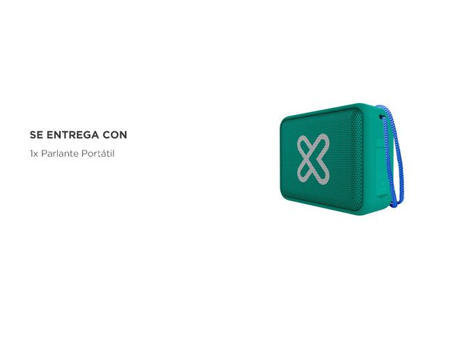 Parlante Portátil KlipXtreme Inalámbrico Verde KBS-025GN - 5