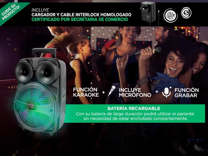 Parlante Gadnic Live Studio XBS11 Bluetooth 2500w Función Karaoke - 3