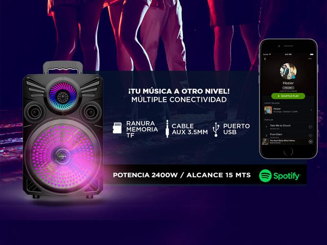 Parlante Gadnic XBS32 Bluetooth USB 2700W TWS - 2