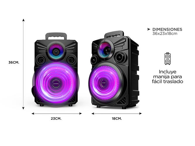 Parlante Gadnic XBS32 Bluetooth USB 2700W TWS - 5