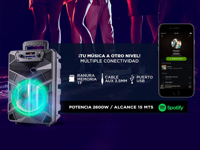 Parlante Gadnic XBS34 Bluetooth USB 2500W TWS - 2
