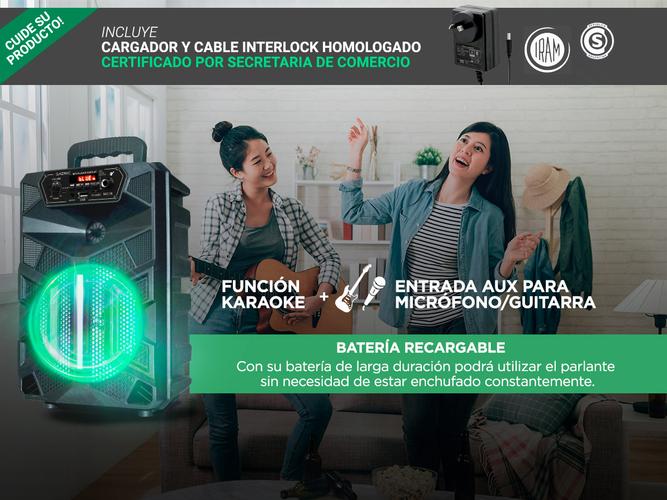 Parlante Gadnic XBS34 Bluetooth USB 2500W TWS - 3