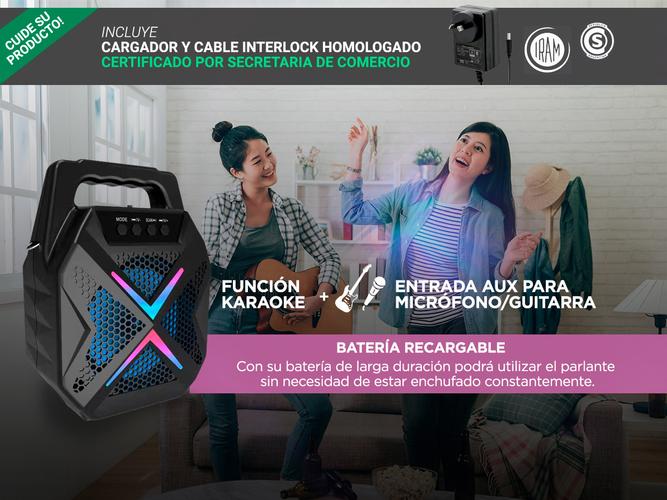 Parlante Gadnic XBS36 Bluetooth USB 2000W TWS - 3