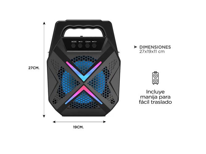 Parlante Gadnic XBS36 Bluetooth USB 2000W TWS - 4