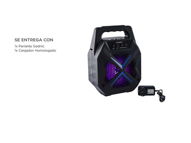 Parlante Gadnic XBS36 Bluetooth USB 2000W TWS - 5