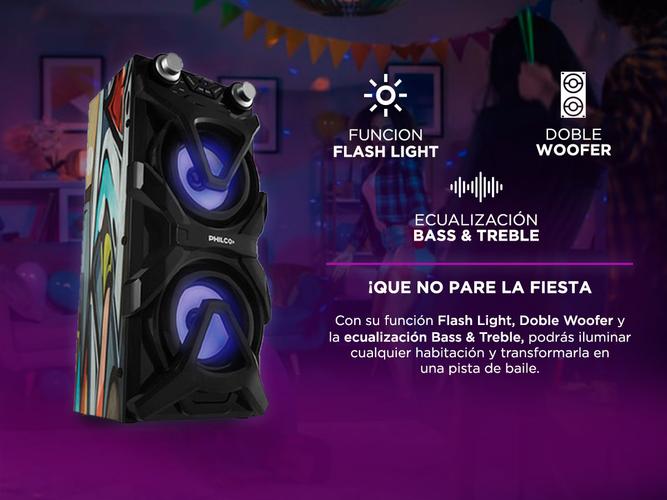 Parlante Philco DJP11 Portatil Bluetooth con bateria  - 2