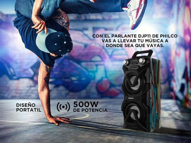 Parlante Philco DJP11 Portatil Bluetooth con bateria  - 3
