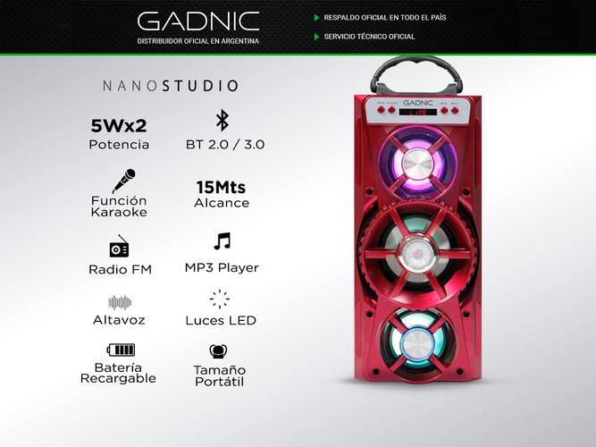Parlante Gadnic NanoStudio - 1