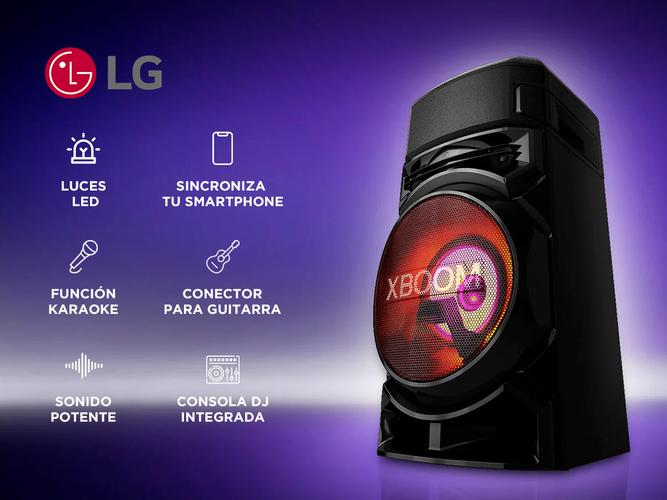 Parlante LG Xboom Rn5 Bluetooth Microfono 500w - 1